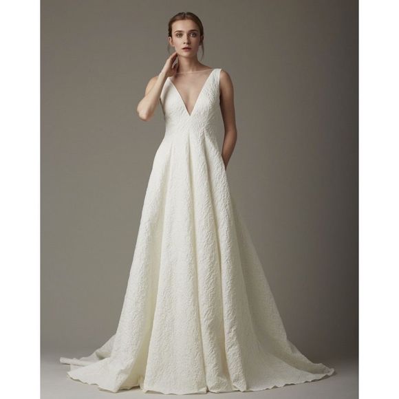 LELA ROSE THE STREAM WEDDING DRESS - Picture 1 of 15